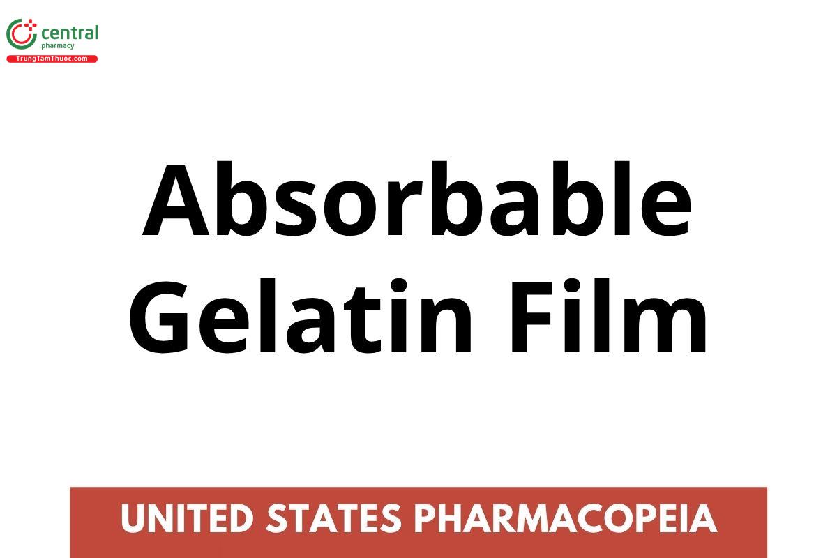 Absorbable Gelatin Film