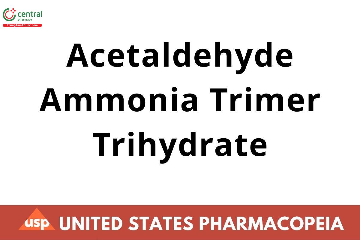 Acetaldehyde Ammonia Trimer Trihydrate