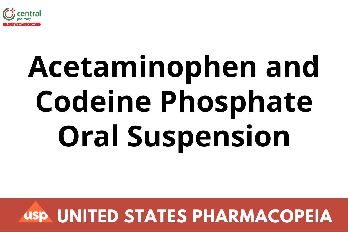 Acetaminophen and Codeine Phosphate Oral Suspension