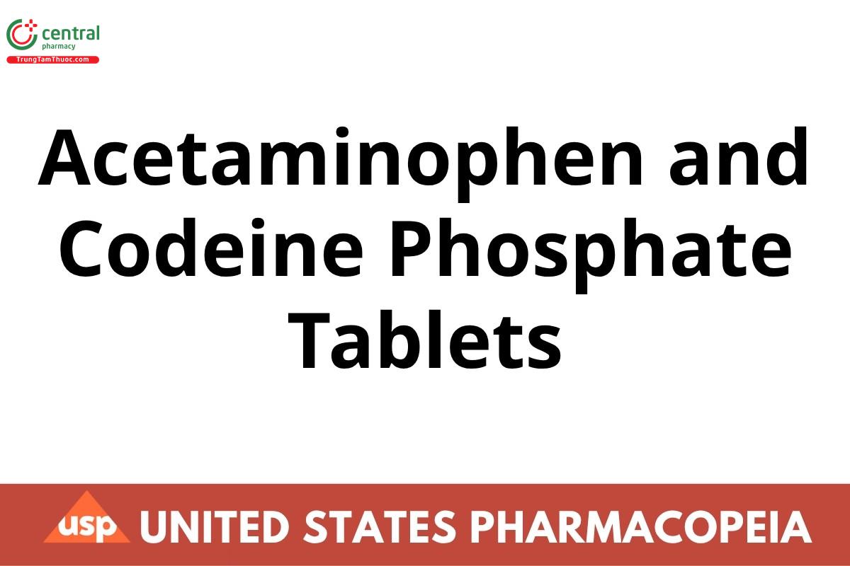 Acetaminophen and Codeine Phosphate Tablets
