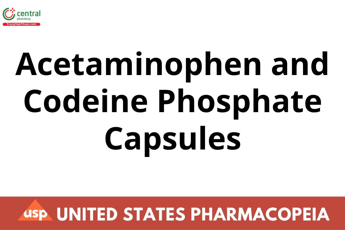 Acetaminophen and Codeine Phosphate Capsules