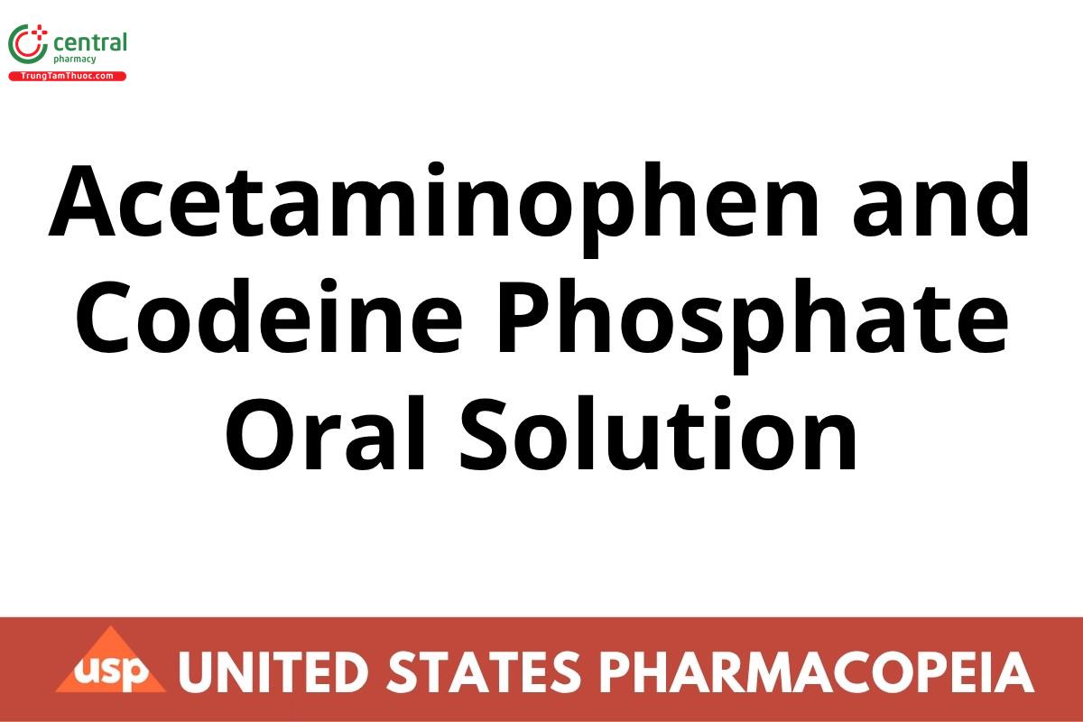 Acetaminophen and Codeine Phosphate Oral Solution