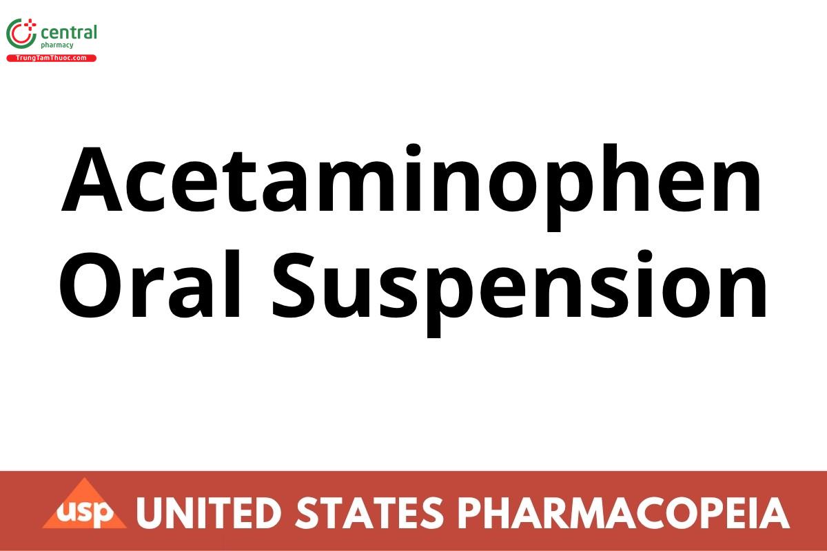 Acetaminophen Oral Suspension