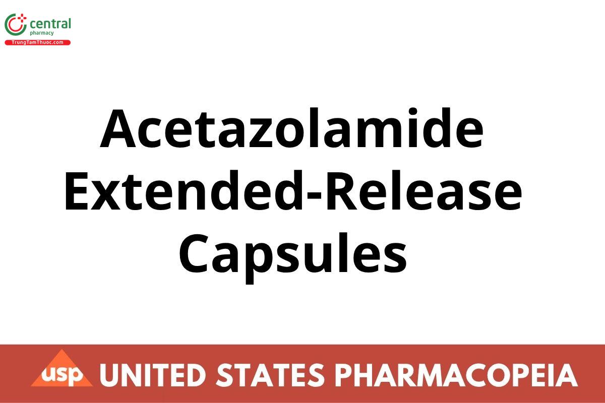 Acetazolamide Extended-Release Capsules