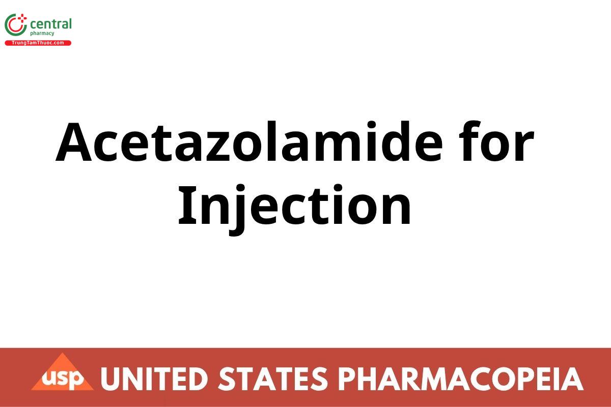 Acetazolamide for Injection