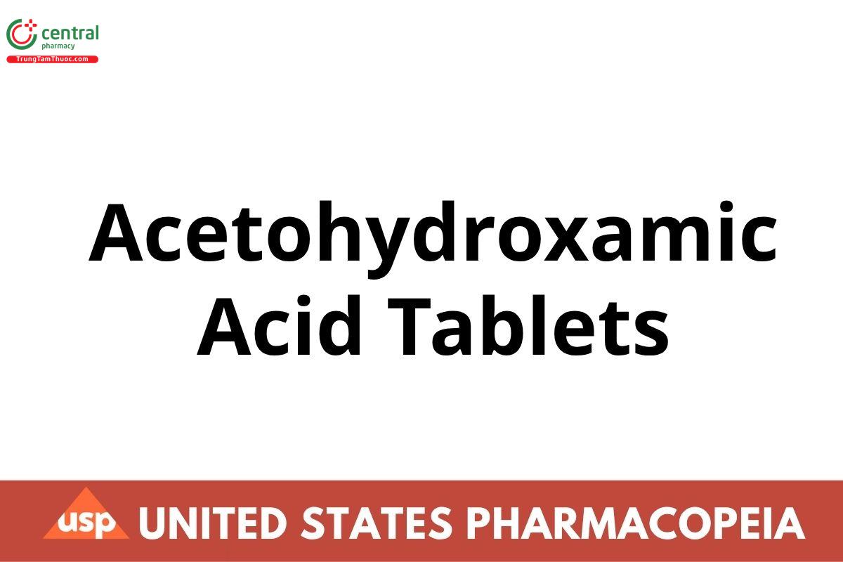 Acetohydroxamic Acid Tablets