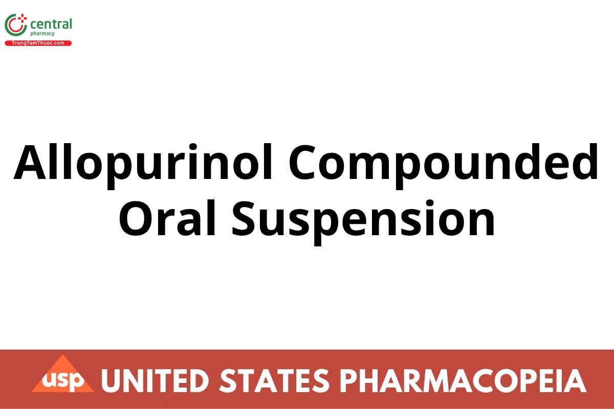 Allopurinol Compounded Oral Suspension