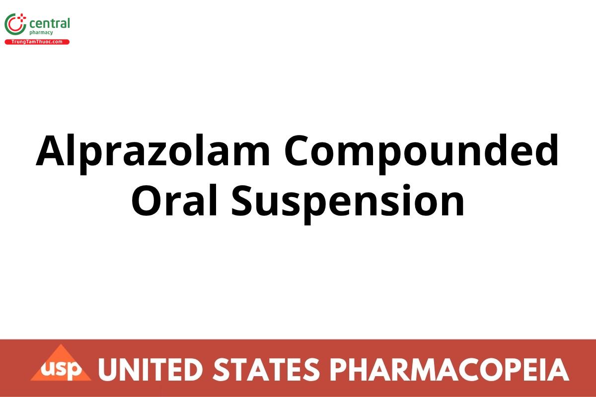 Alprazolam Compounded Oral Suspension