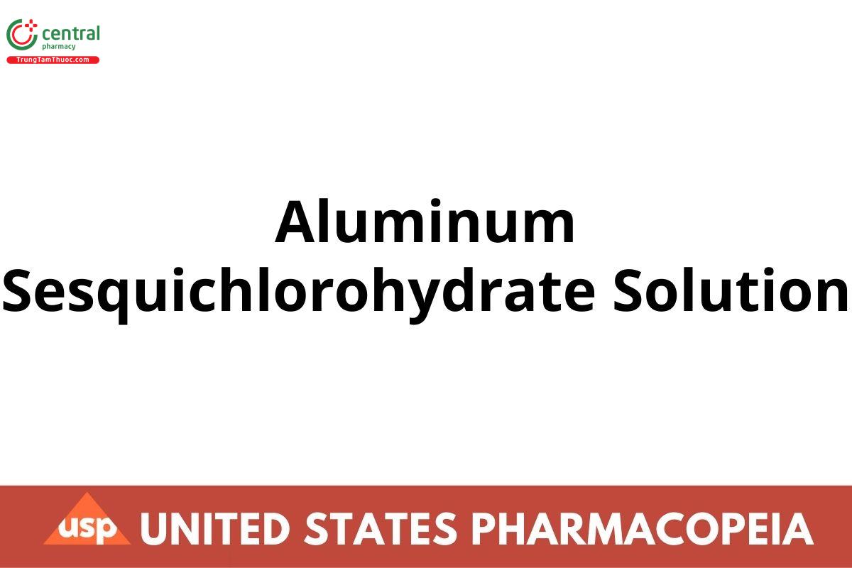 Aluminum Sesquichlorohydrate Solution