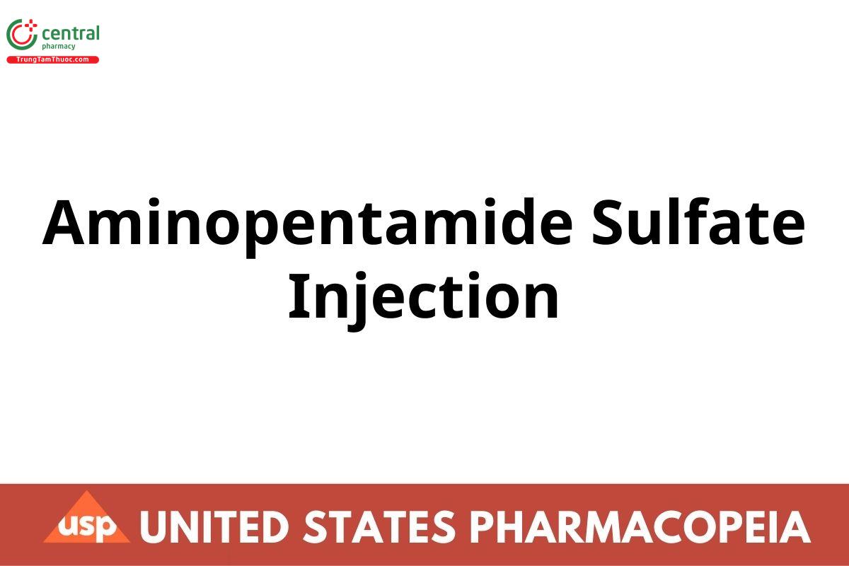 Aminopentamide Sulfate Injection