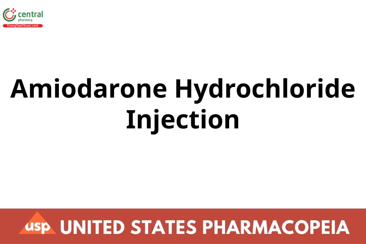 Amiodarone Hydrochloride Injection