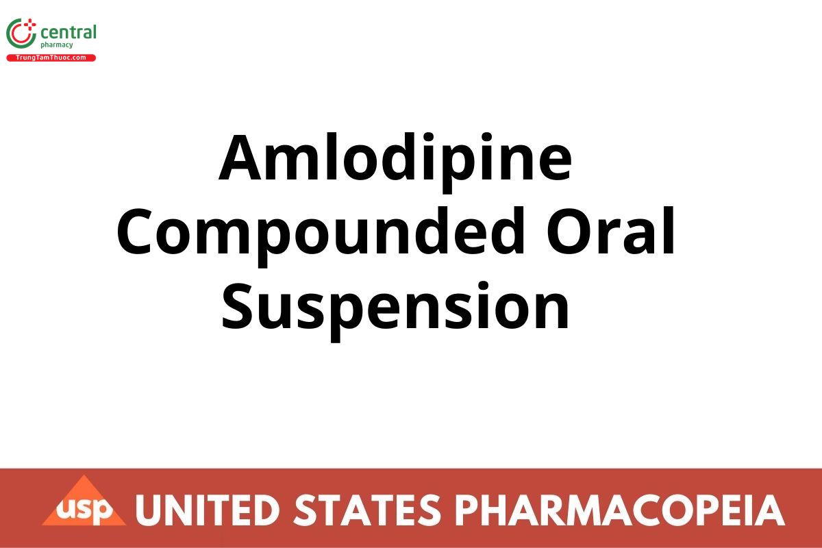 Amlodipine Compounded Oral Suspension