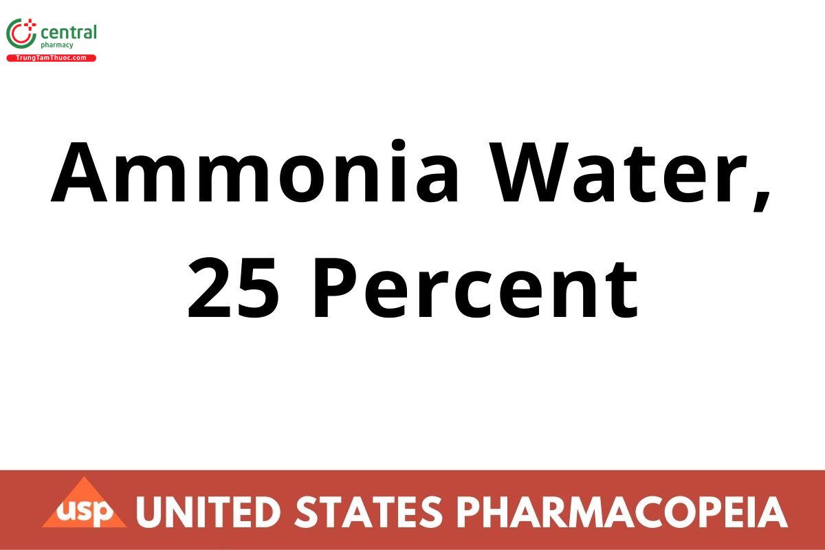Ammonia Water, 25 Percent