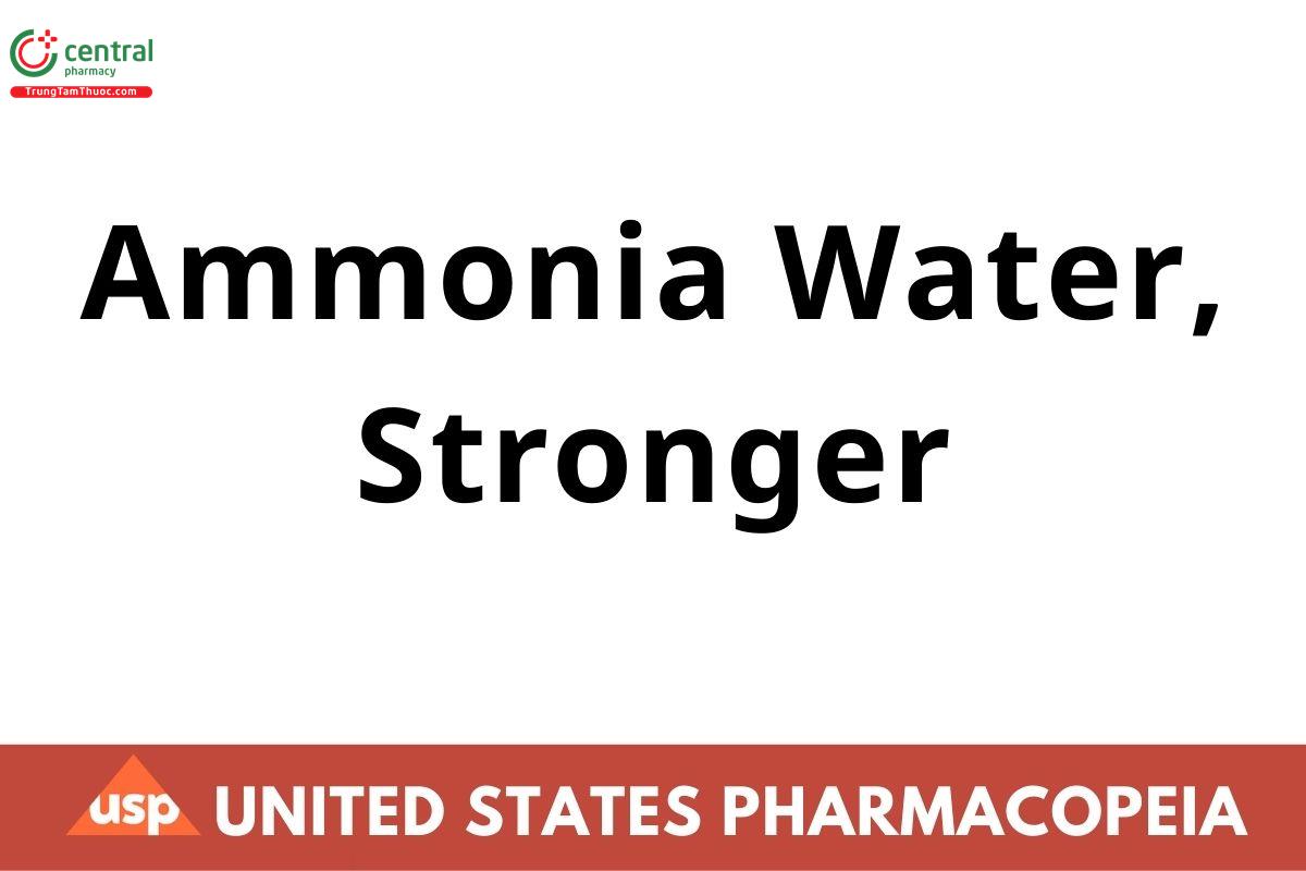 Ammonia Water, Stronger