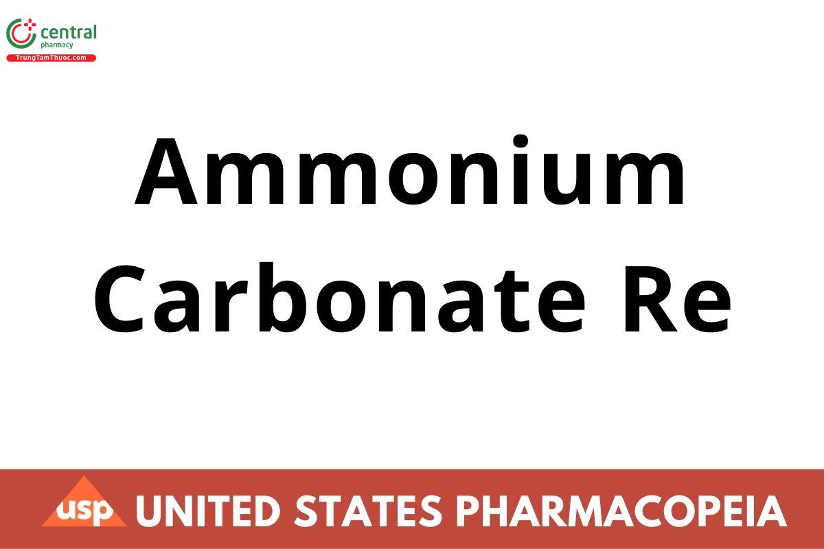 Ammonium Carbonate Re