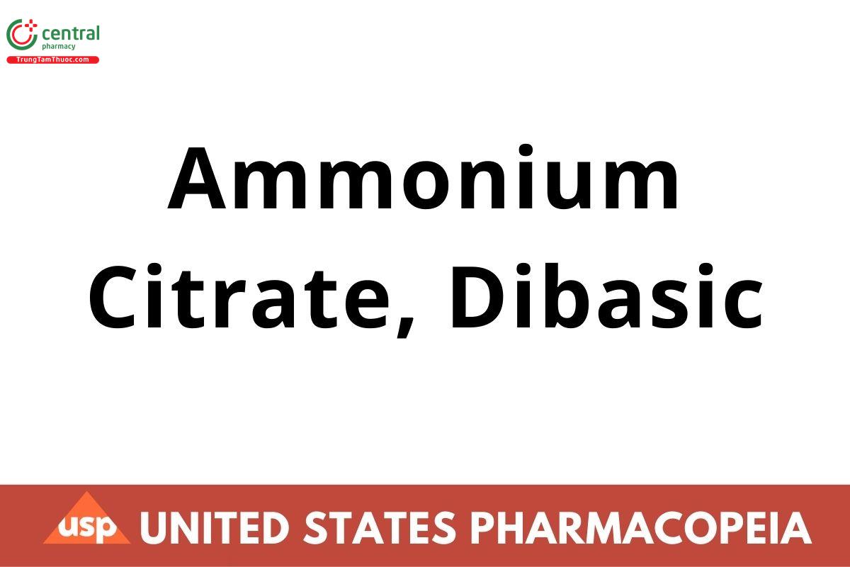Ammonium Citrate, Dibasic