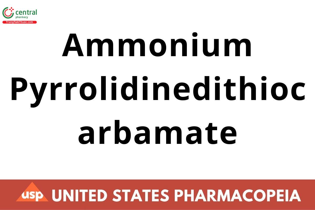 Ammonium Pyrrolidinedithiocarbamate