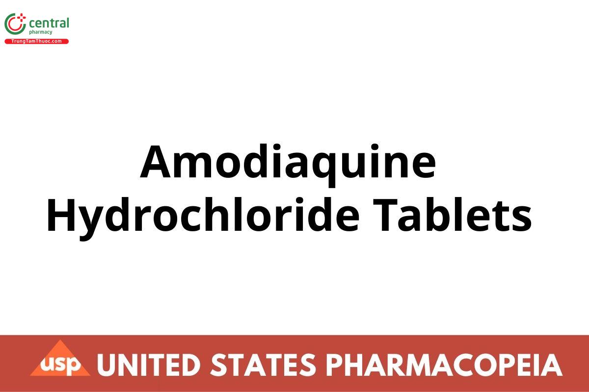 Amodiaquine Hydrochloride Tablets