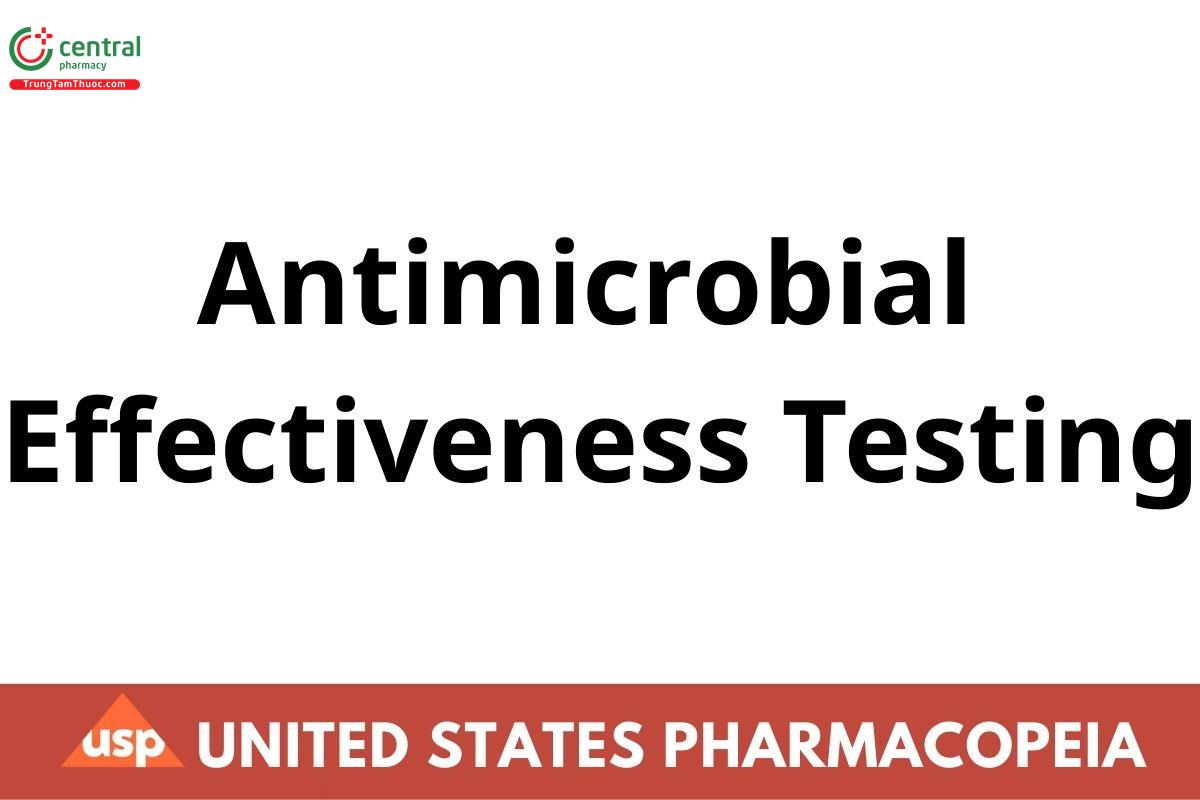 Antimicrobial Effectiveness Testing