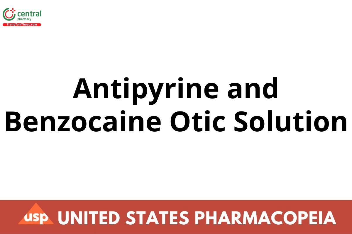 Antipyrine and Benzocaine Otic Solution