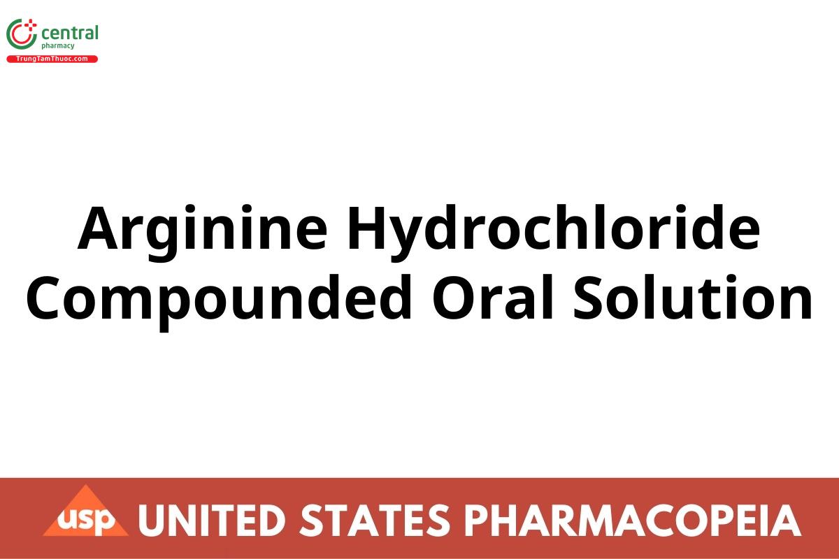 Arginine Hydrochloride Compounded Oral Solution