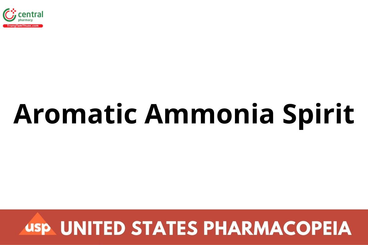 Aromatic Ammonia Spirit