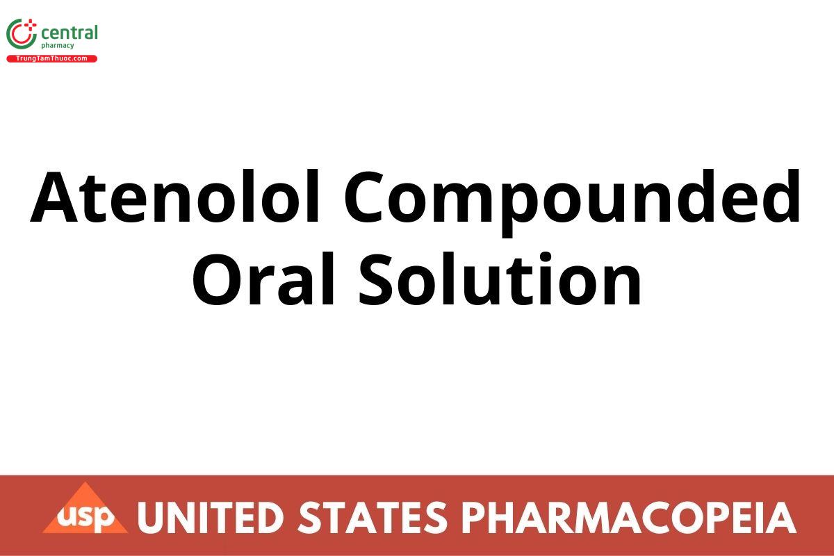 Atenolol Compounded Oral Solution