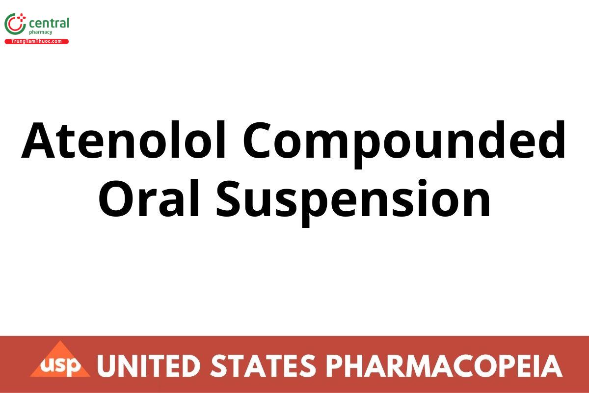 Atenolol Compounded Oral Suspension