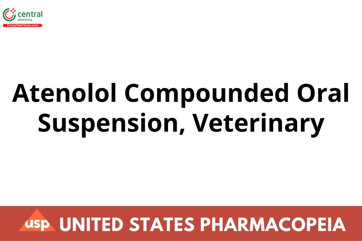 Atenolol Compounded Oral Suspension, Veterinary