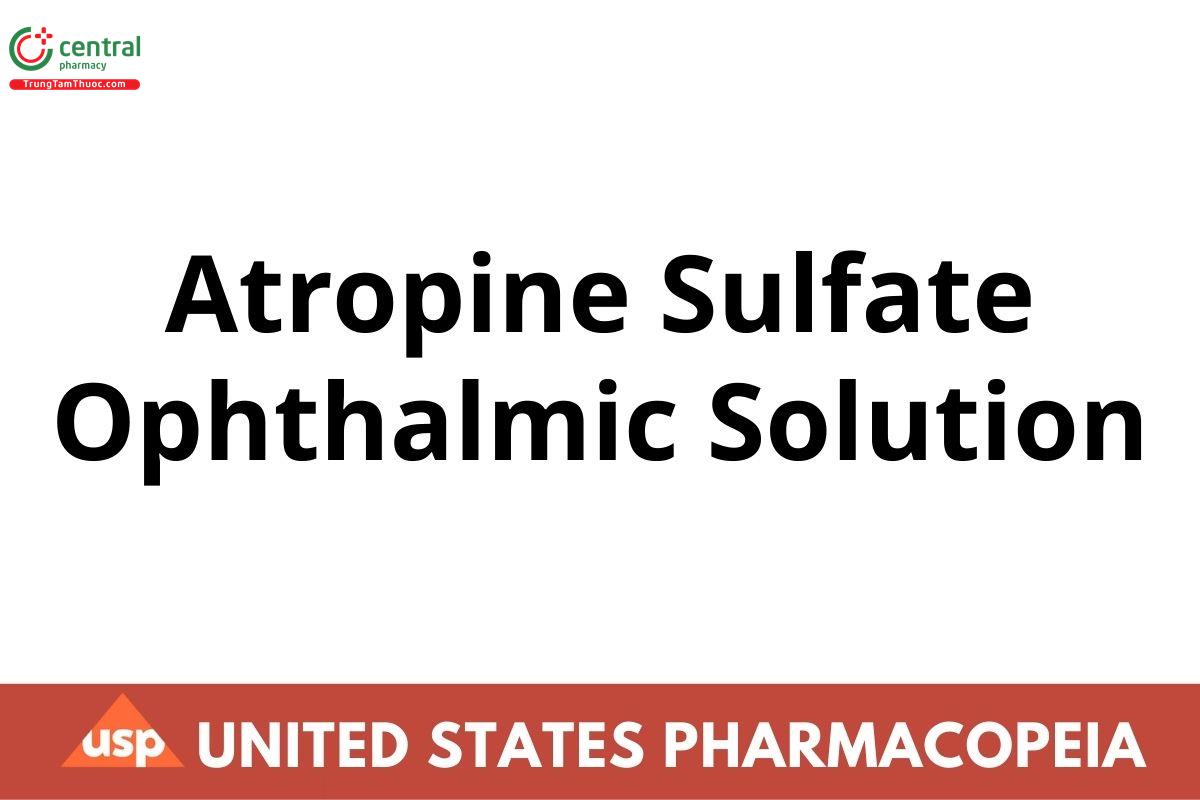 Atropine Sulfate Ophthalmic Solution