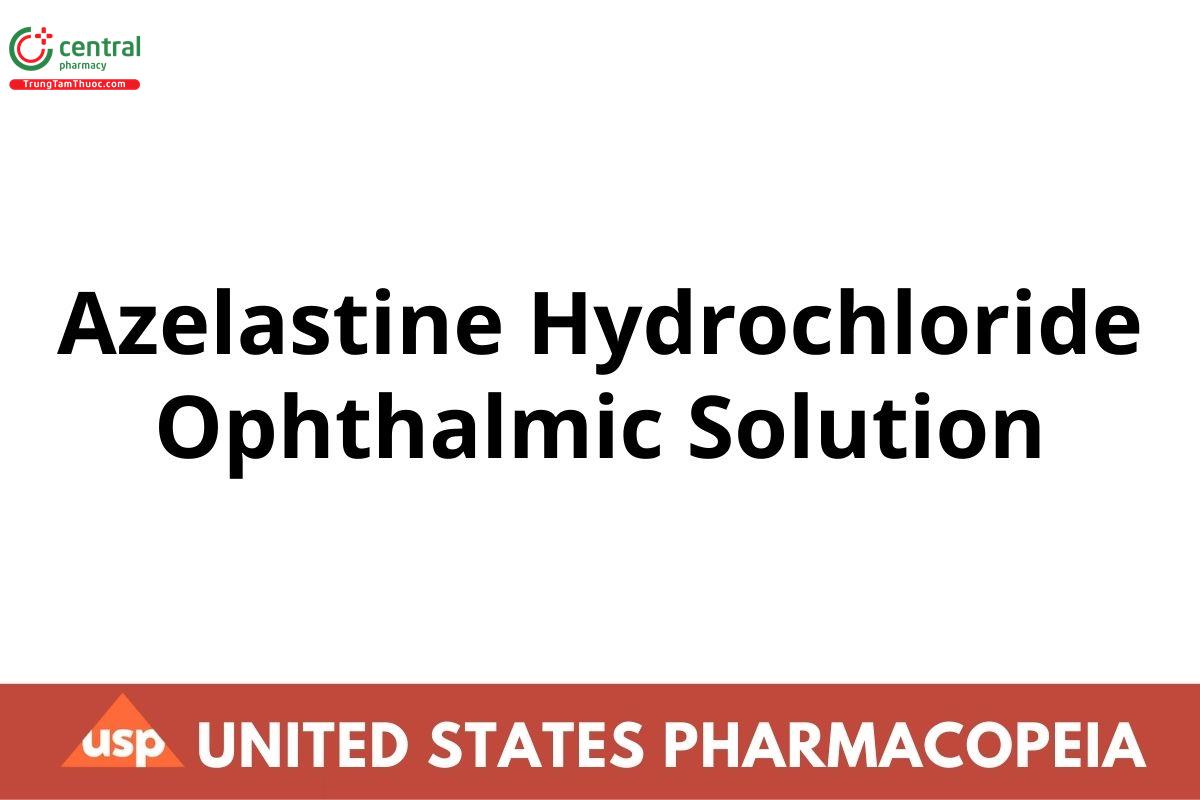 Azelastine Hydrochloride Ophthalmic Solution