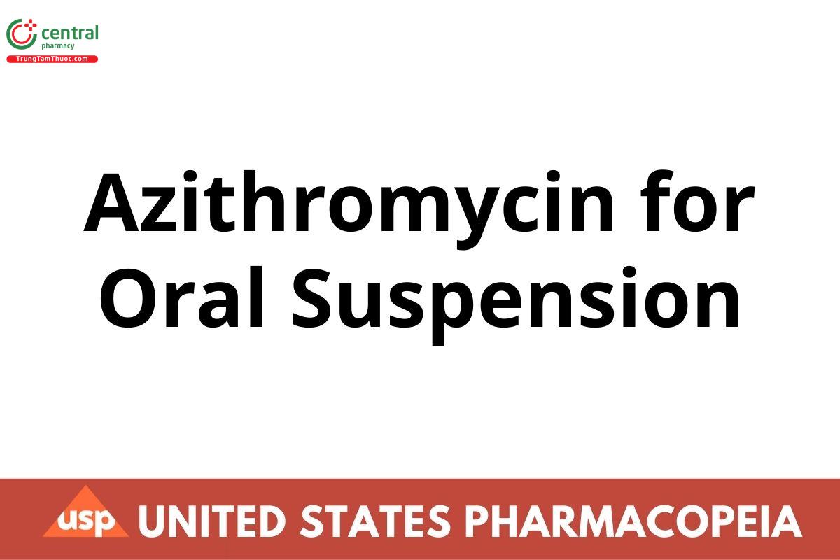 Azithromycin for Oral Suspension