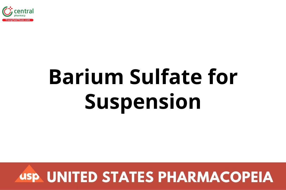Barium Sulfate for Suspension