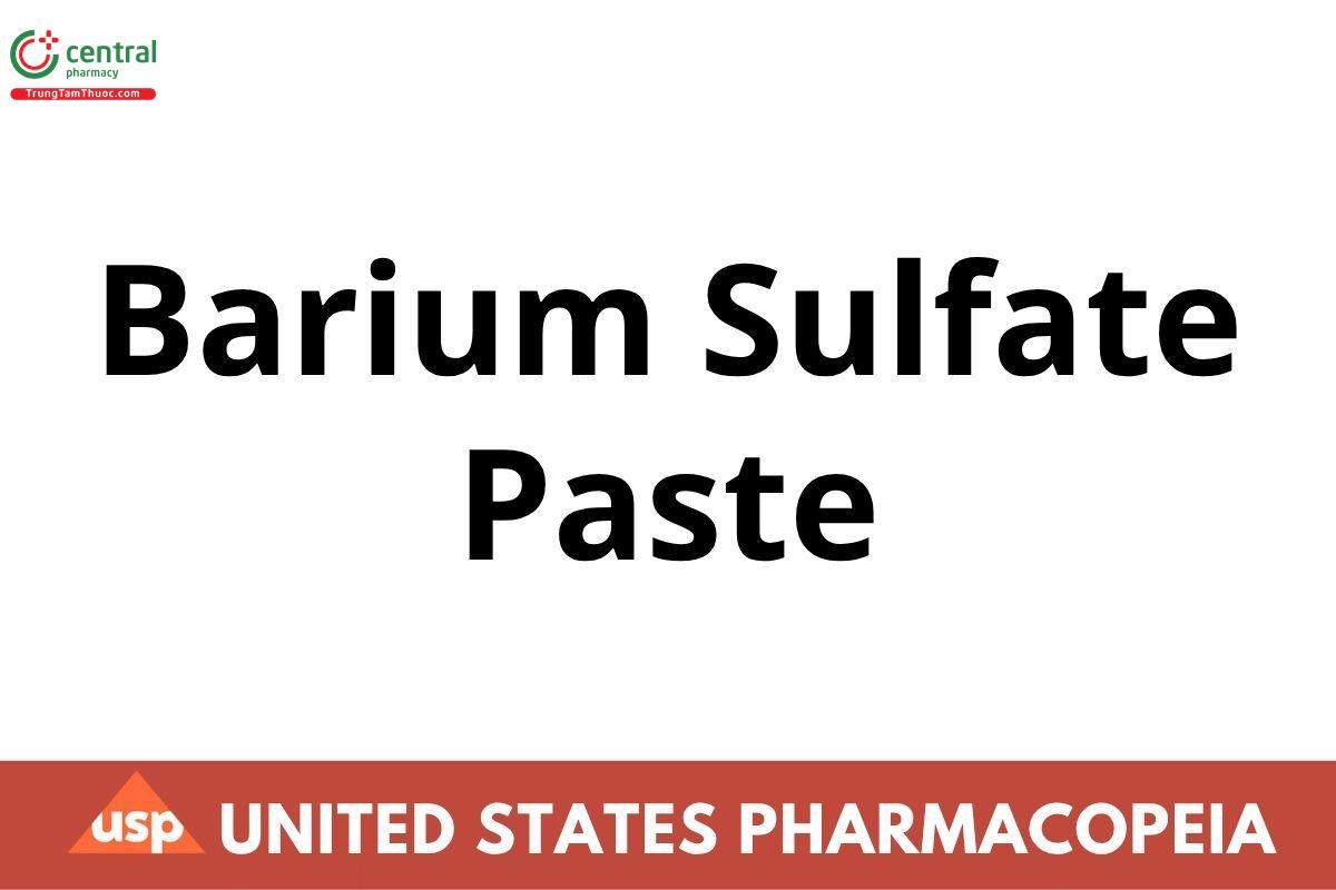 Barium Sulfate Paste