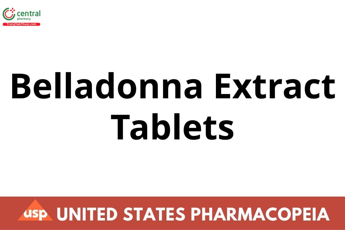 Belladonna Extract Tablets