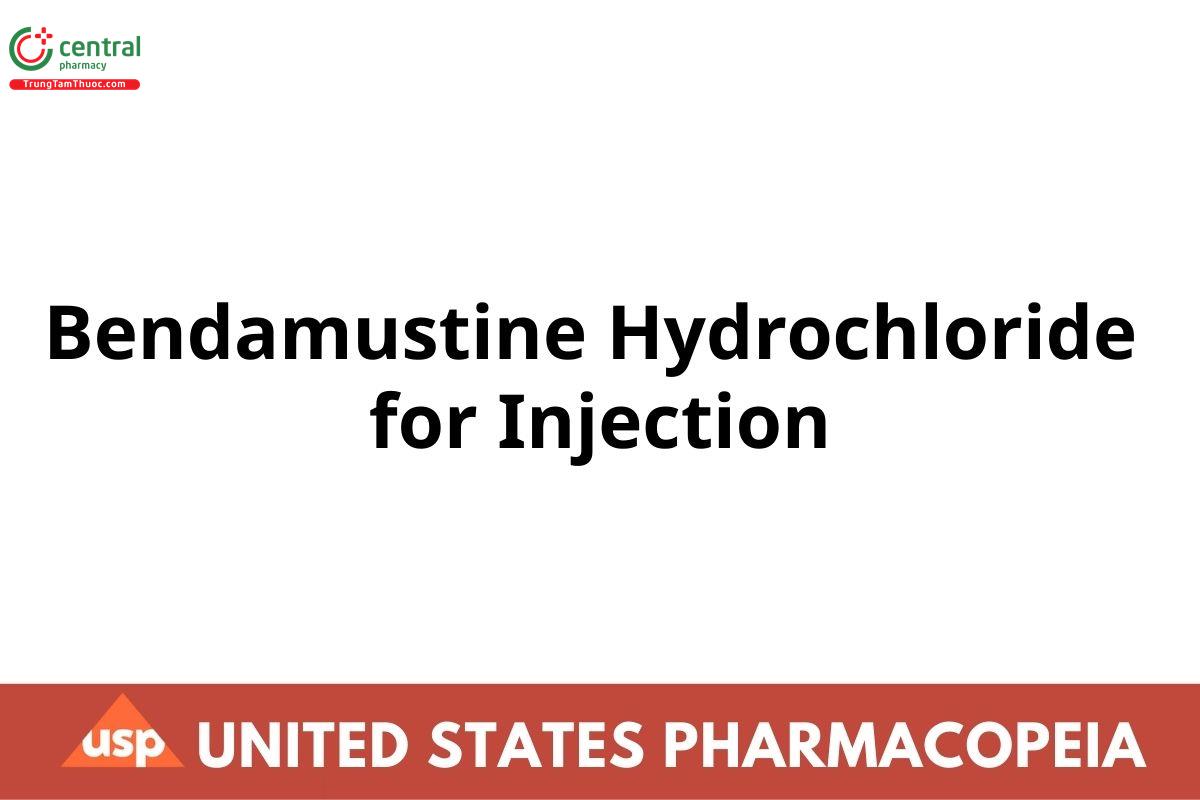 Bendamustine Hydrochloride for Injection