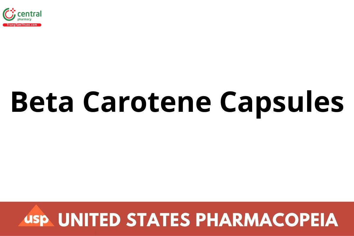 Beta Carotene Capsules