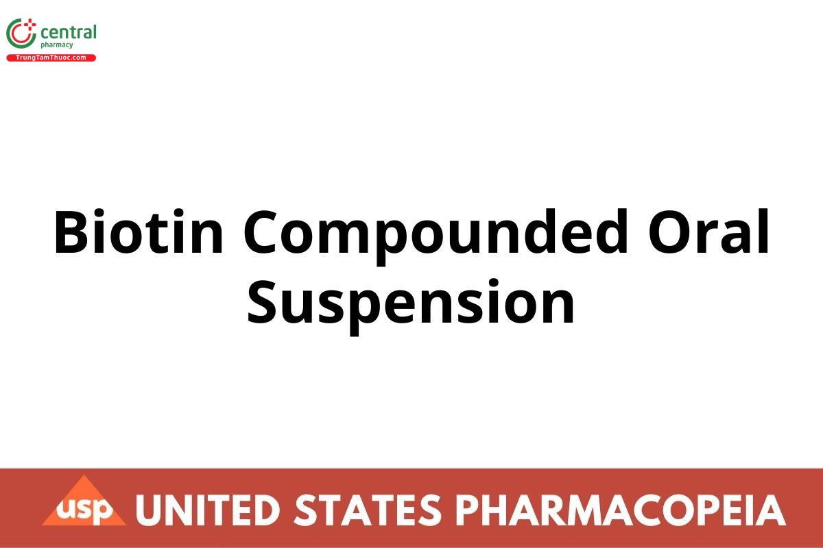 Biotin Compounded Oral Suspension