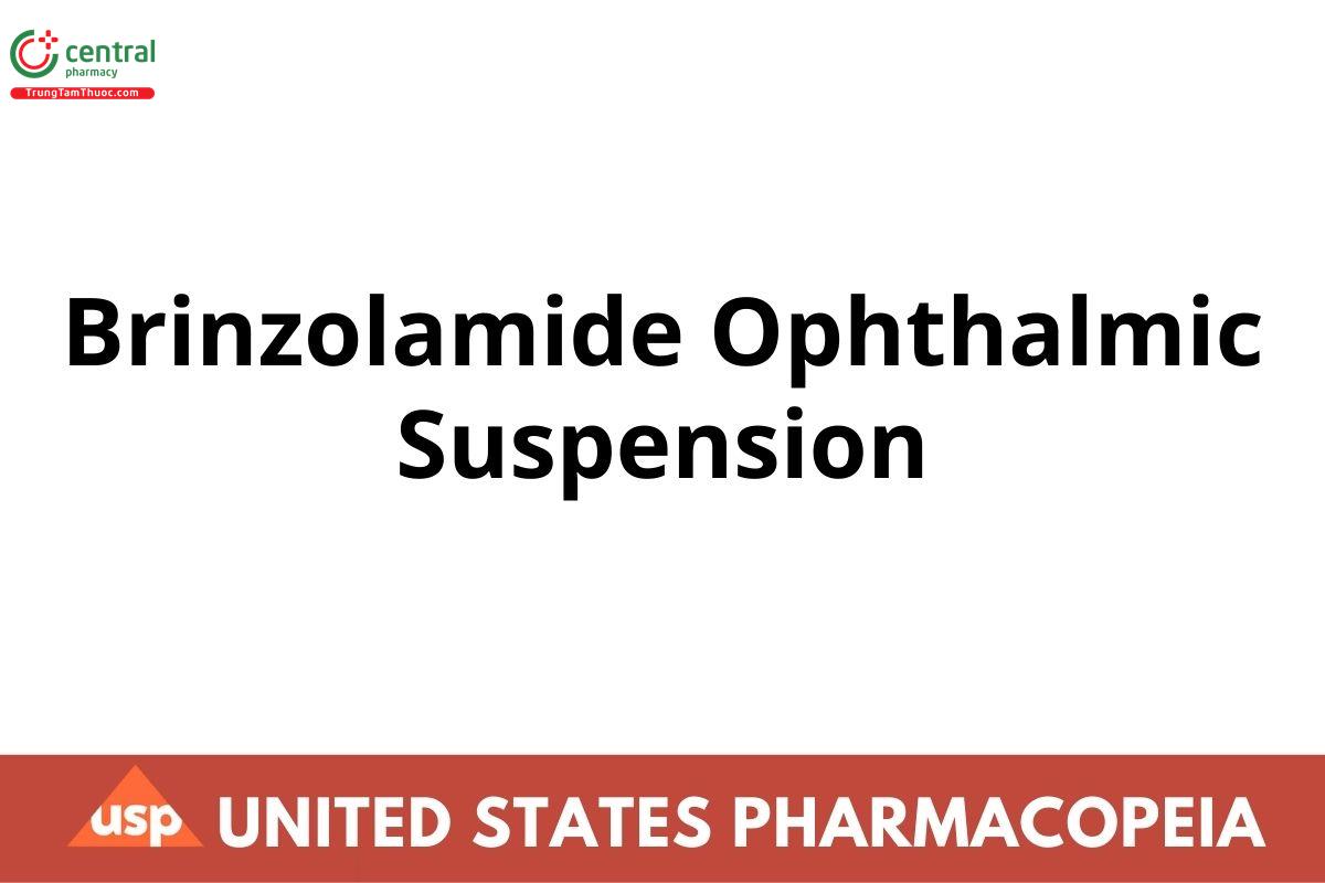 Brinzolamide Ophthalmic Suspension