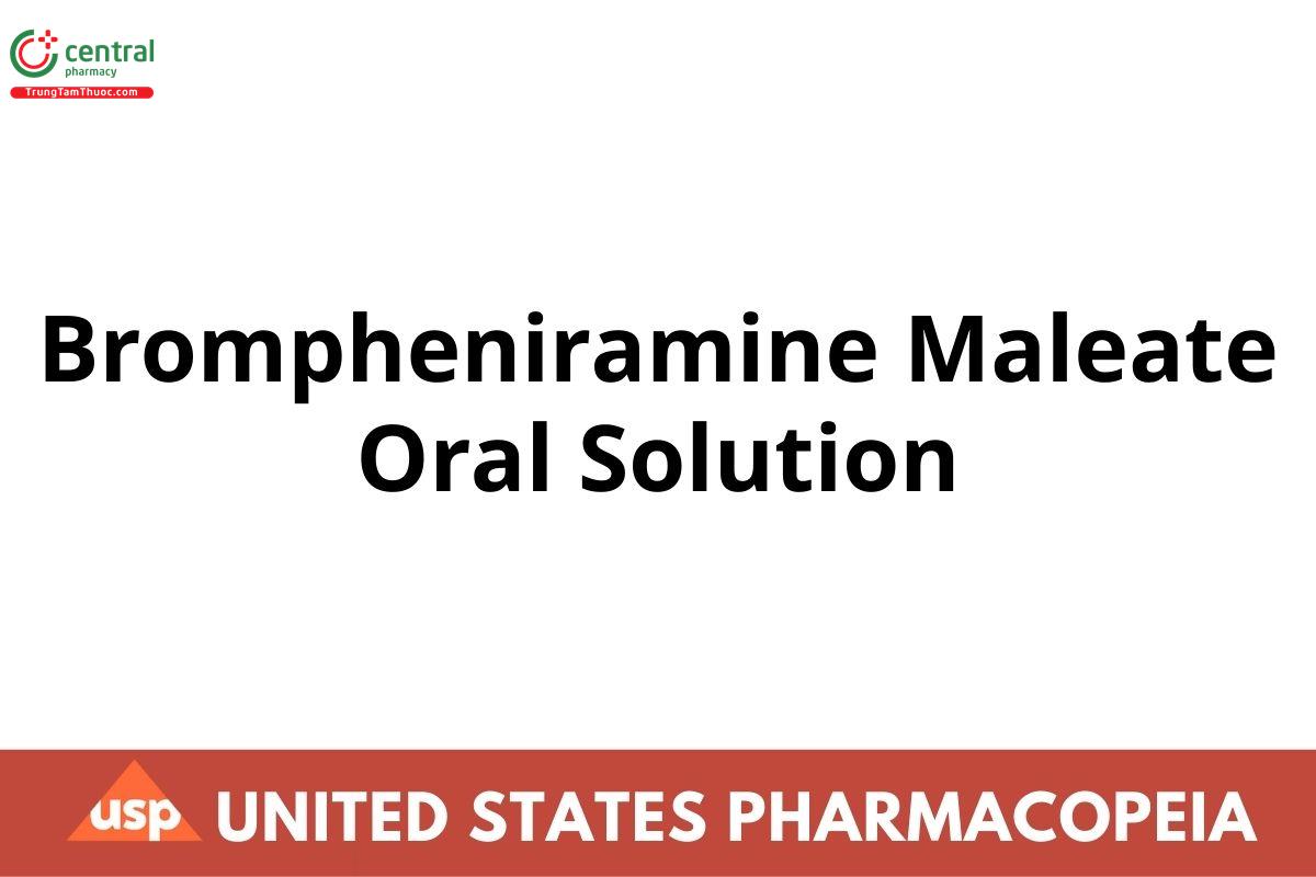 Brompheniramine Maleate Oral Solution