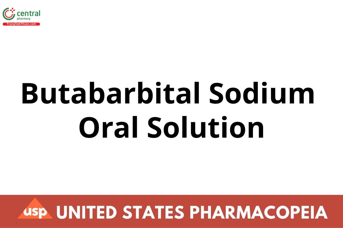 Butabarbital Sodium Oral Solution