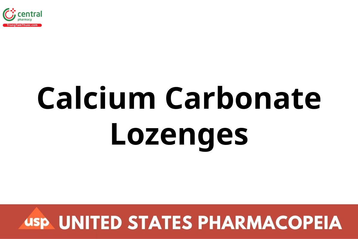 Calcium Carbonate Lozenges