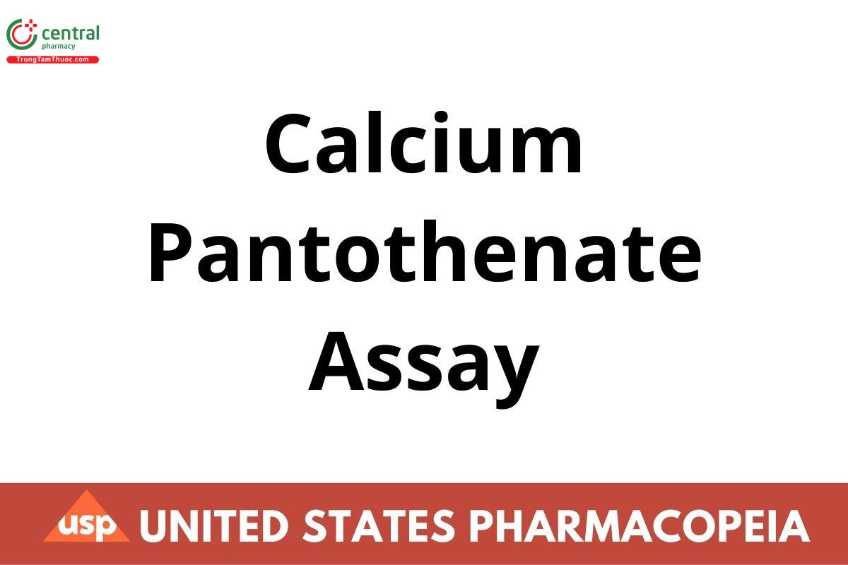 Calcium Pantothenate Assay