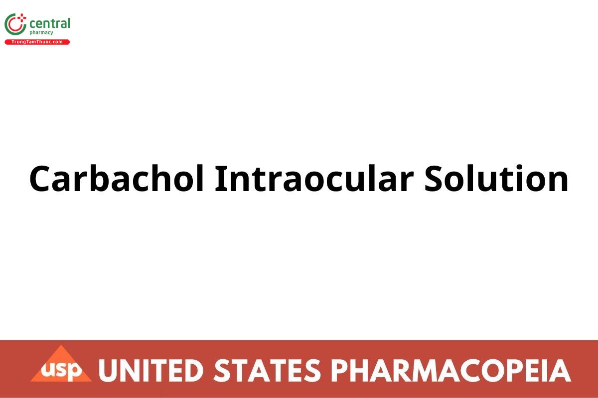 Carbachol Intraocular Solution
