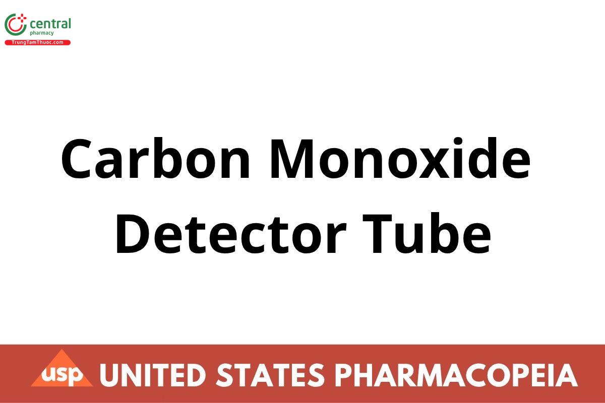 Carbon Monoxide Detector Tube