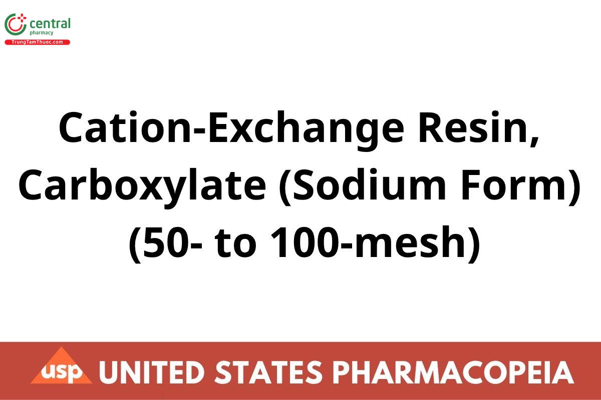 Cation-Exchange Resin, Carboxylate (Sodium Form) (50- to 100- mesh)