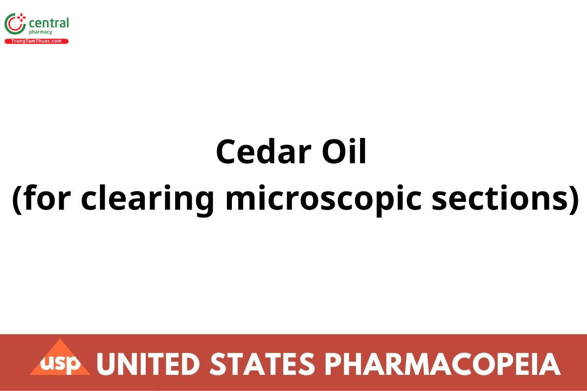 Cedar Oil (for clearing microscopic sections)