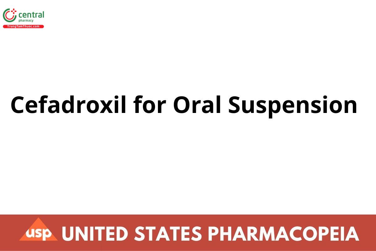 Cefadroxil for Oral Suspension