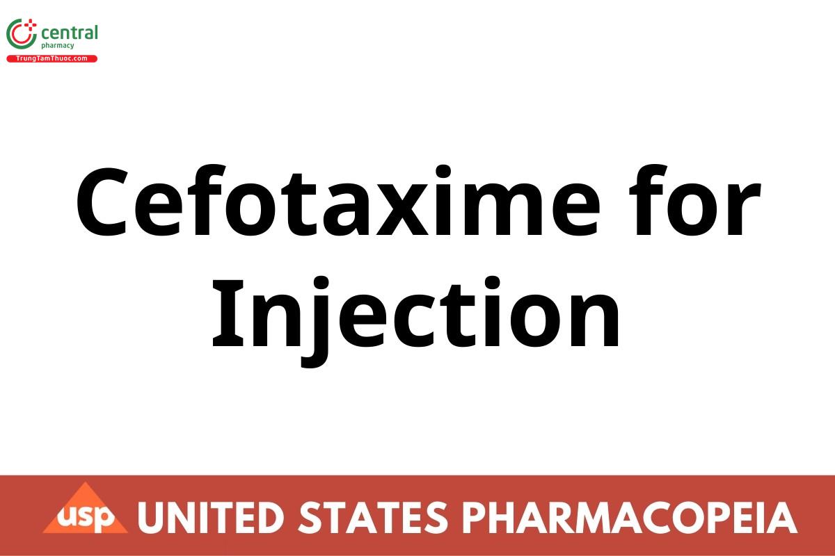 Cefotaxime for Injection