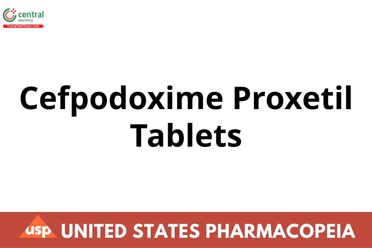 Cefpodoxime Proxetil Tablets